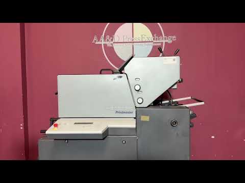Used Heidelberg Printmaster QM 46-2 printing press for sale video preview thumbnail