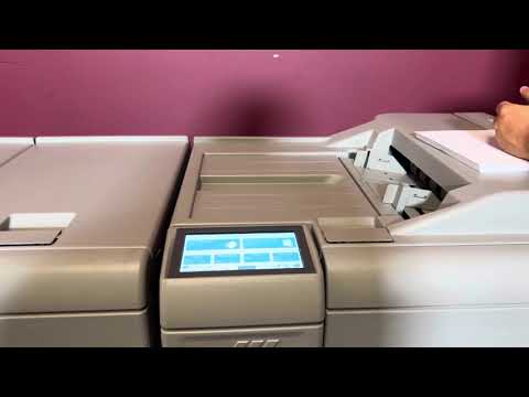 Used Plockmatic 350 200k meter booklet maker overview in commercial booklet production workflow – AA&D PressExchange