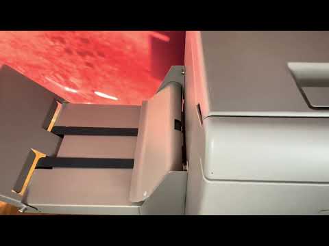 Used Plockmatic 350 production booklet maker overview in professional booklet making workflow – AA&D PressExchange