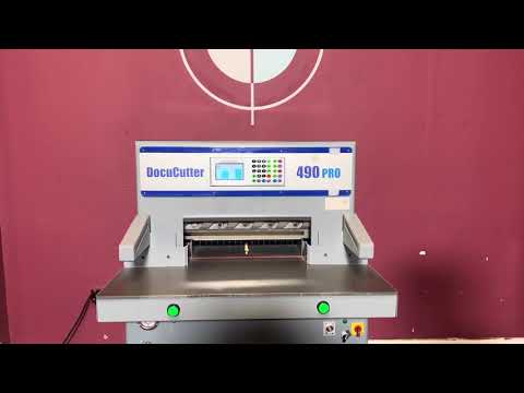 AA&D PressExchange Used Duplo 490 PRO hydraulic paper cutter thumbnail preview image