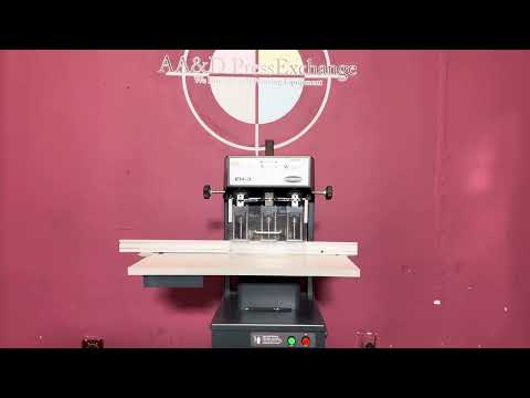 Used Challenge EH-3 Paper Drill in operation challenge 3 hole paper drill drilling paper stacks