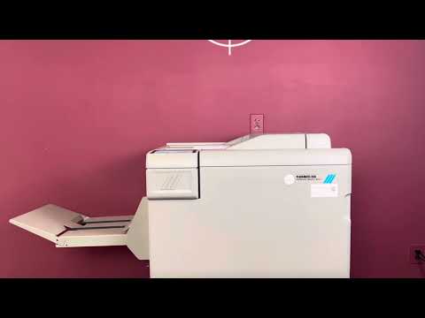 AA&D PressExchange Used Plockmatic 350 booklet maker, nearly new with only 380 books