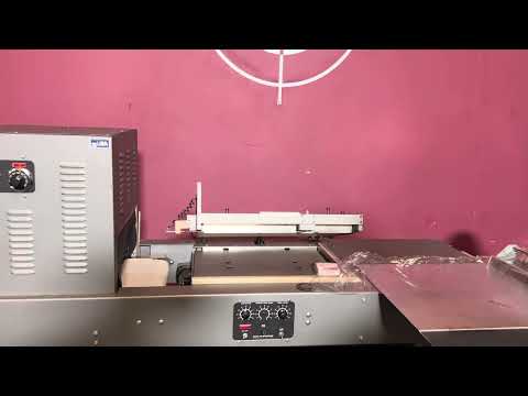 Used Clamco shrink wrapper heat tunnel combo product overview