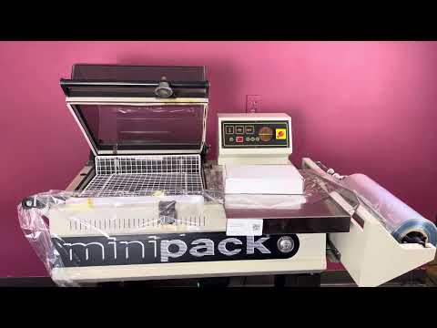 Used Minipack FM-75 Digit semi-automatic shrink wrapper overview | AA&D PressExchange