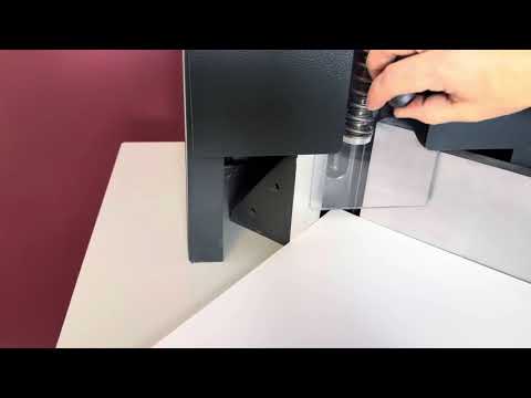 Used Challenge SCM hydraulic corner rounder demonstration preview – AA&D PressExchange