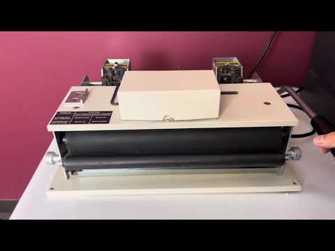 Used GBC CI-12 electric coil inserter and crimper demonstration | AA&D PressExchange
