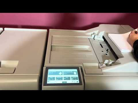 Used Plockmatic 350 bookletmaker LOW METER 167k overview in commercial printing workflow – AA&D PressExchange