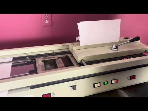 Used Standard BindFast 5 compact perfect binder and padder for short runs – AA&D PressExchange