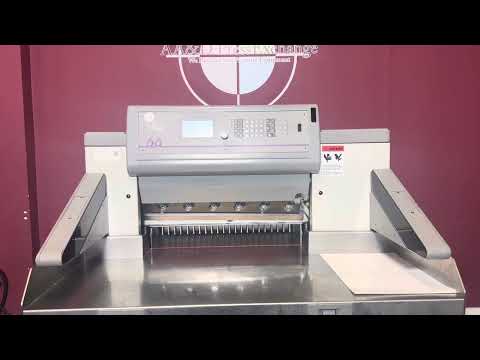 Used Polar 66 programmable paper cutter video preview – AA&D PressExchange