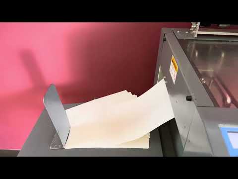 Used Duplo DC-445 DuCreaser automatic paper creaser in print shop setup – AA&D PressExchange
