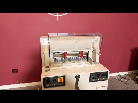 Used Triumph 4850-95 industrial cutter full machine layout – AA&D PressExchange