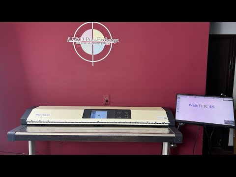 Used Image Access WideTek 44 scanner overview with high-speed scanning | AA&D PressExchange